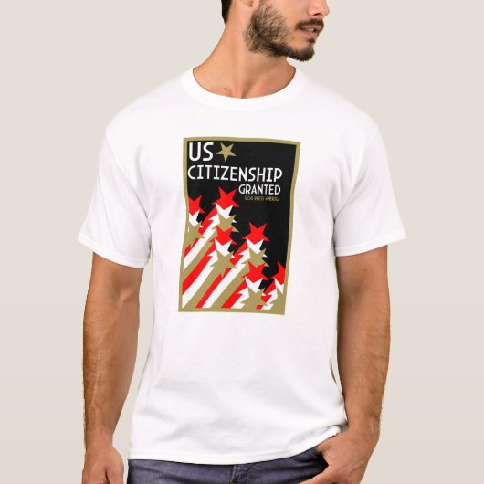 米国市民権の付与 Tシャツ (正面)