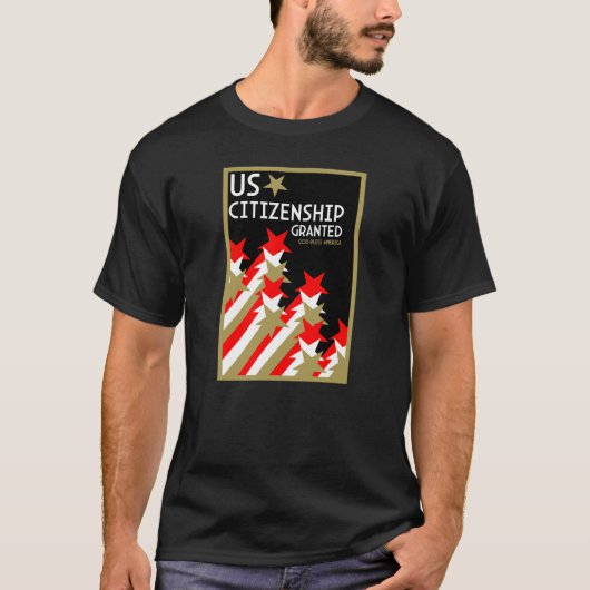 米国市民権の付与 Tシャツ (正面)