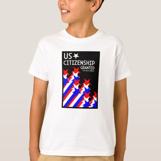 米国市民権の付与 Tシャツ (正面)