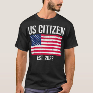 米国市民権の装飾アメリカの新しい米国市民 Tシャツ