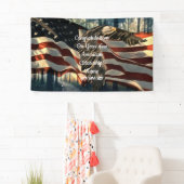 米国市民権イーグル米国国旗 横断幕 (インサイチュ)