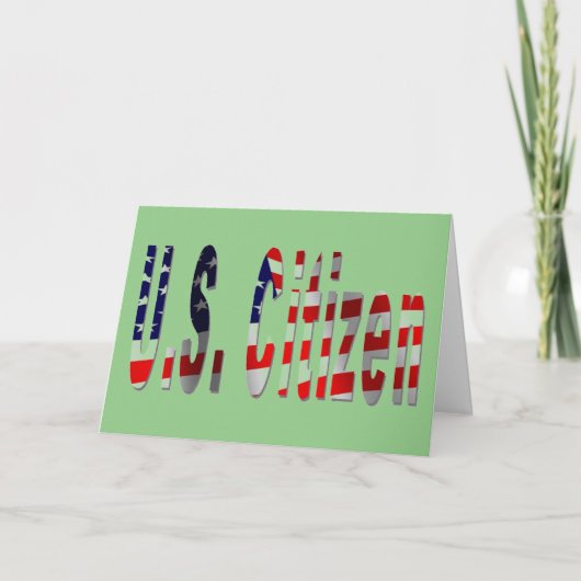 米国市民権 カード (正面)
