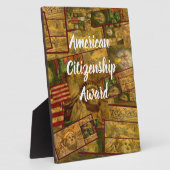 米国市民権 フォトプラーク (側面)