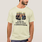 米国市民私は王室のなカリブ巡航してほしいです Tシャツ (正面)