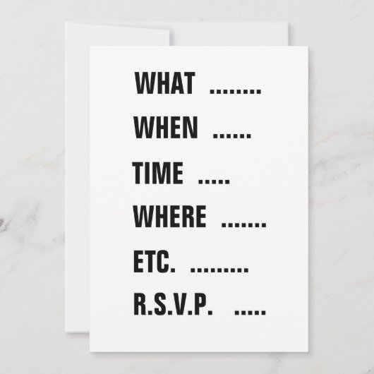 米国市民"私はカスタマイズ可能な"ほしいと思います 招待状 (裏面)