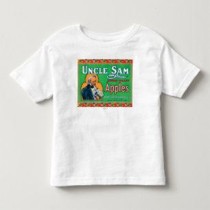 米国市民Appleのラベル(緑) - Wapato、WA トドラーTシャツ