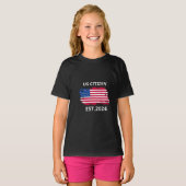 米国市民est 2024 tシャツ (正面フル)