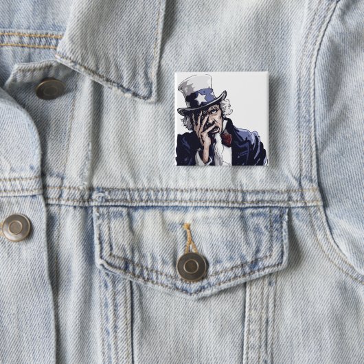 米国市民Facepalm 缶バッジ (インサイチュ)