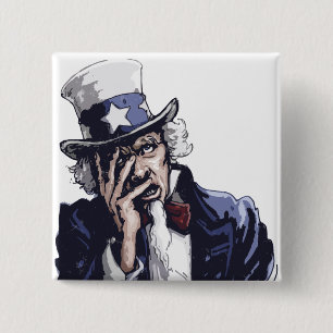 米国市民Facepalm 缶バッジ