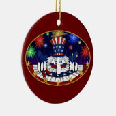 米国市民Kilroyのオーナメント セラミックオーナメント (右)