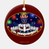 米国市民Kilroyのオーナメント セラミックオーナメント (裏面)