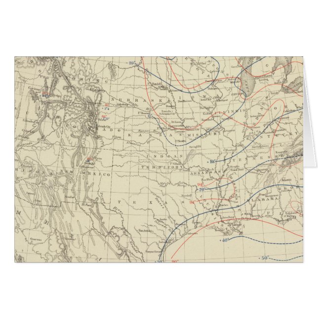 米国平均気温 (正面横)