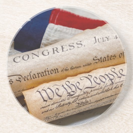 米国建国文書 コースター (正面)
