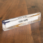 米国建国文書 デスクネームプレート (側面)