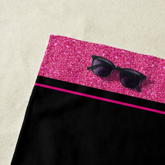 米国恋しく思スタイルグリッターページェントビーチタオル ビーチタオル (インサイチュ)