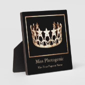 米国恋しく思スタイル金ゴールドクラウンカスタム賞プラーク フォトプラーク (正面)