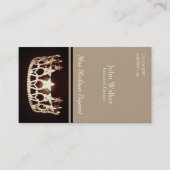 米国恋しく思金ゴールドクラウンビジネスカード 名刺 (正面)