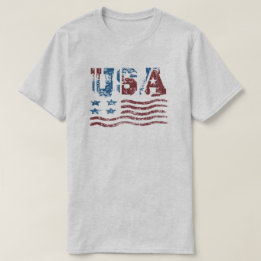 米国愛国国旗のTシャツ Tシャツ