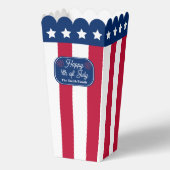 米国愛国国旗7月4日家族名 フェイバーボックス (裏面)