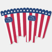 米国愛国国旗7月4日家族名 フェイバーボックス (見開き)