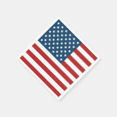 米国愛国国旗 スタンダードカクテルナプキン (角)