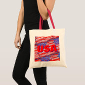 米国愛国国旗 トートバッグ (正面(商品))