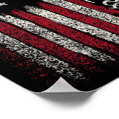 米国愛国記念日の旗国憲法 ポスター (角)