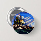 米国憲法とゲリラ 缶バッジ (正面&裏面)