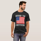 米国憲法の政治抗議団体を擁護する Tシャツ (正面フル)