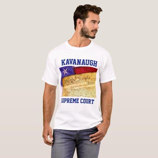 米国憲法の裁判官Brett Kavanaugh SCOTUS Tシャツ (正面フル)