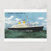 米国憲法アメリカ表現線ヴィンテージ ポストカード (正面)