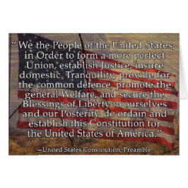 米国憲法プリアンブルのフラグセグメント上