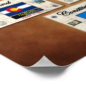 米国憲法ポスター前文 ポスター (角)