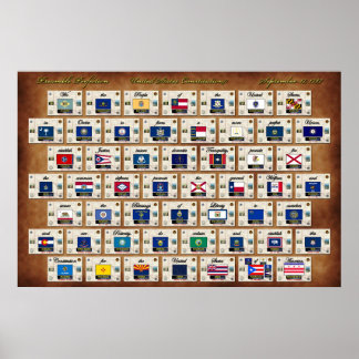 米国憲法ポスター前文 ポスター