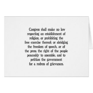 米国憲法修正第一項