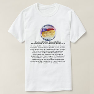 米国憲法修正第14条 Tシャツ