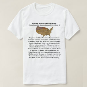 米国憲法修正第14条 Tシャツ
