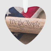 米国憲法 オーナメント (正面)