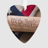 米国憲法 オーナメント (正面)