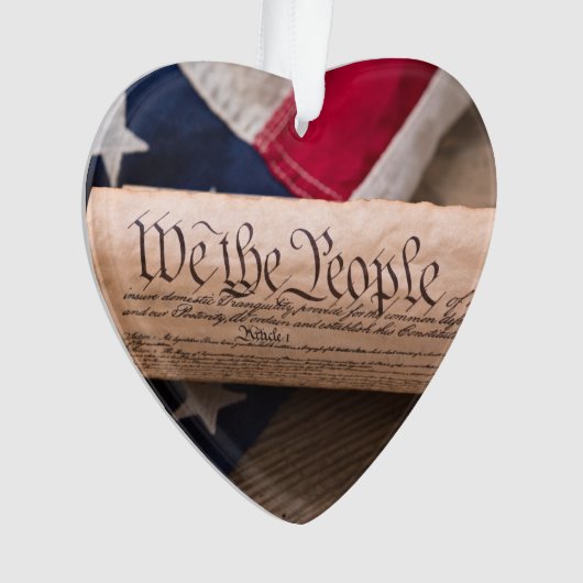 米国憲法 オーナメント (正面)