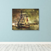 米国憲法 キャンバスプリント (インサイチュ (ウッドフロア))