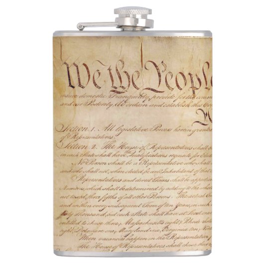 米国憲法 フラスク (正面)