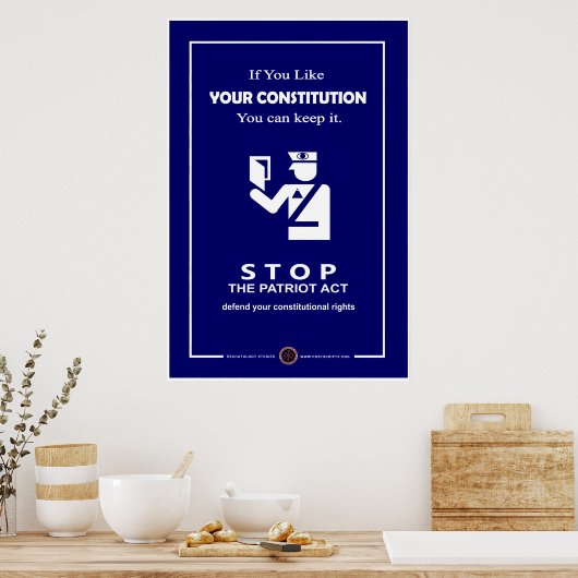 米国憲法 ポスター (キッチン)