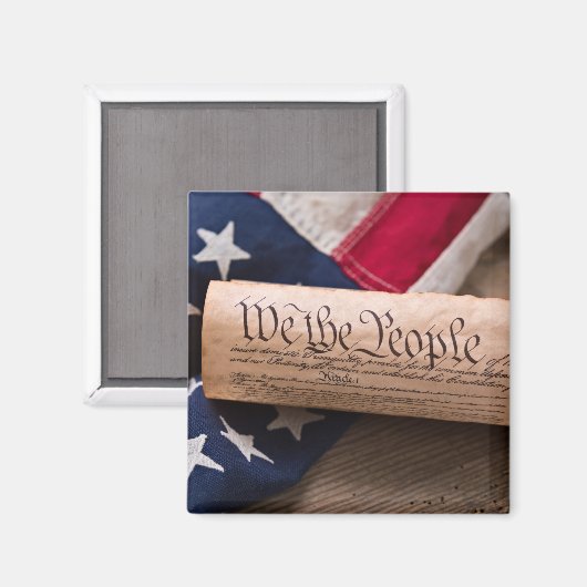 米国憲法 マグネット (正面/裏面)
