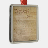 米国憲法 メタルオーナメント (右)