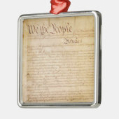 米国憲法 メタルオーナメント (左)