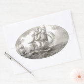 米国憲法 楕円形シール (封筒)