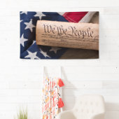 米国憲法 横断幕 (インサイチュ)