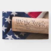 米国憲法 横断幕 (横)