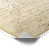 米国憲法_Pg 1 / 4 ポスター (角)